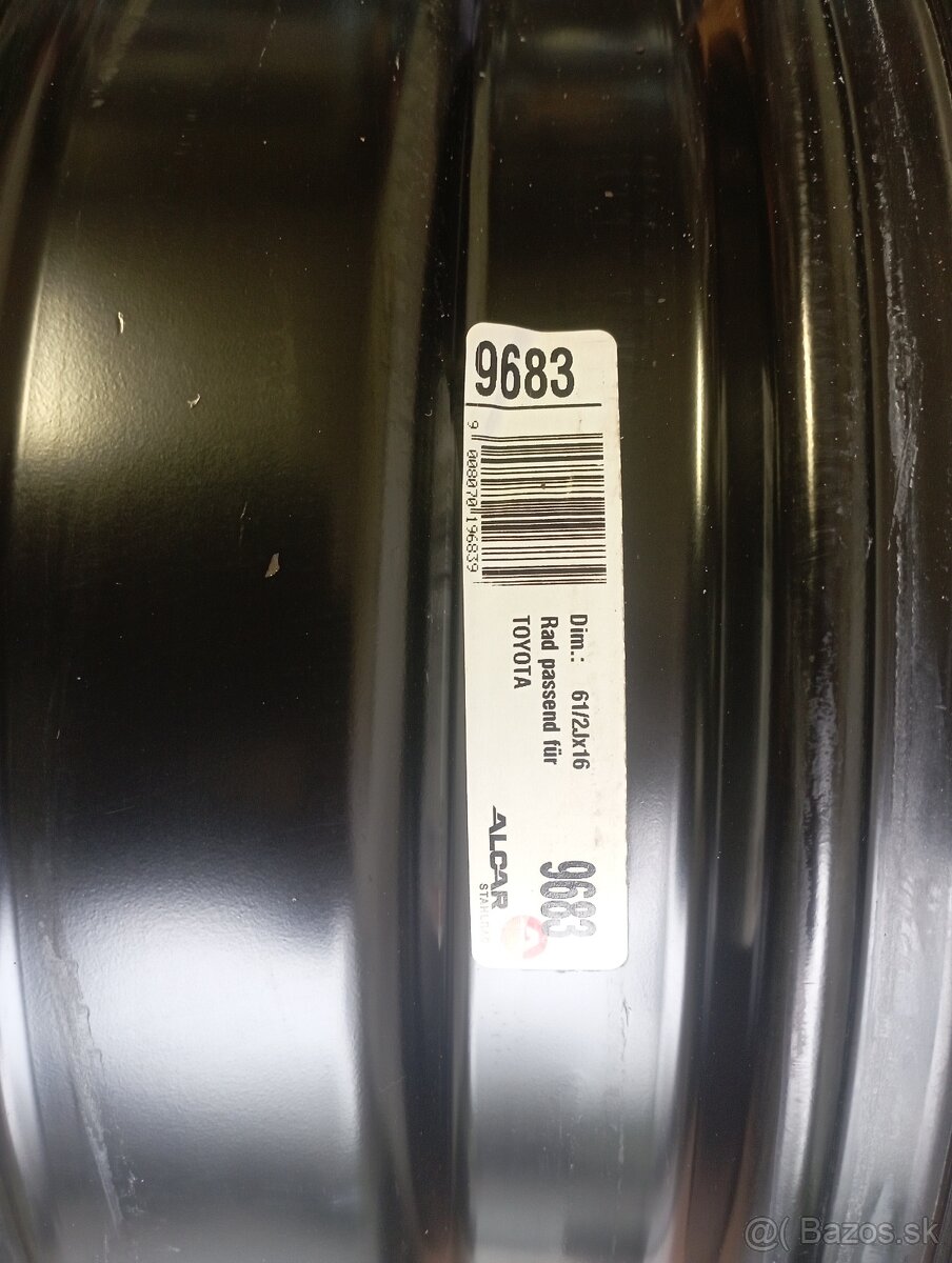 4ks disky 6,5Jx16, 5x114,3 - 3