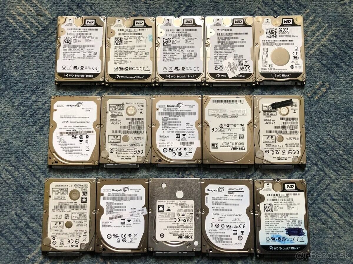 320gb 250gb 160gb 2,5 SATA, harddisk vhodný do notebooku.. - 3