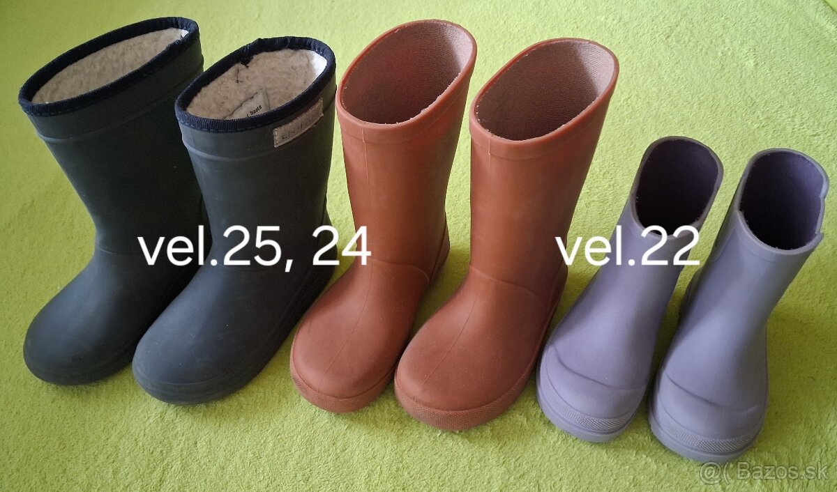 Detské zimné čižmičky a gumáčiky - 3