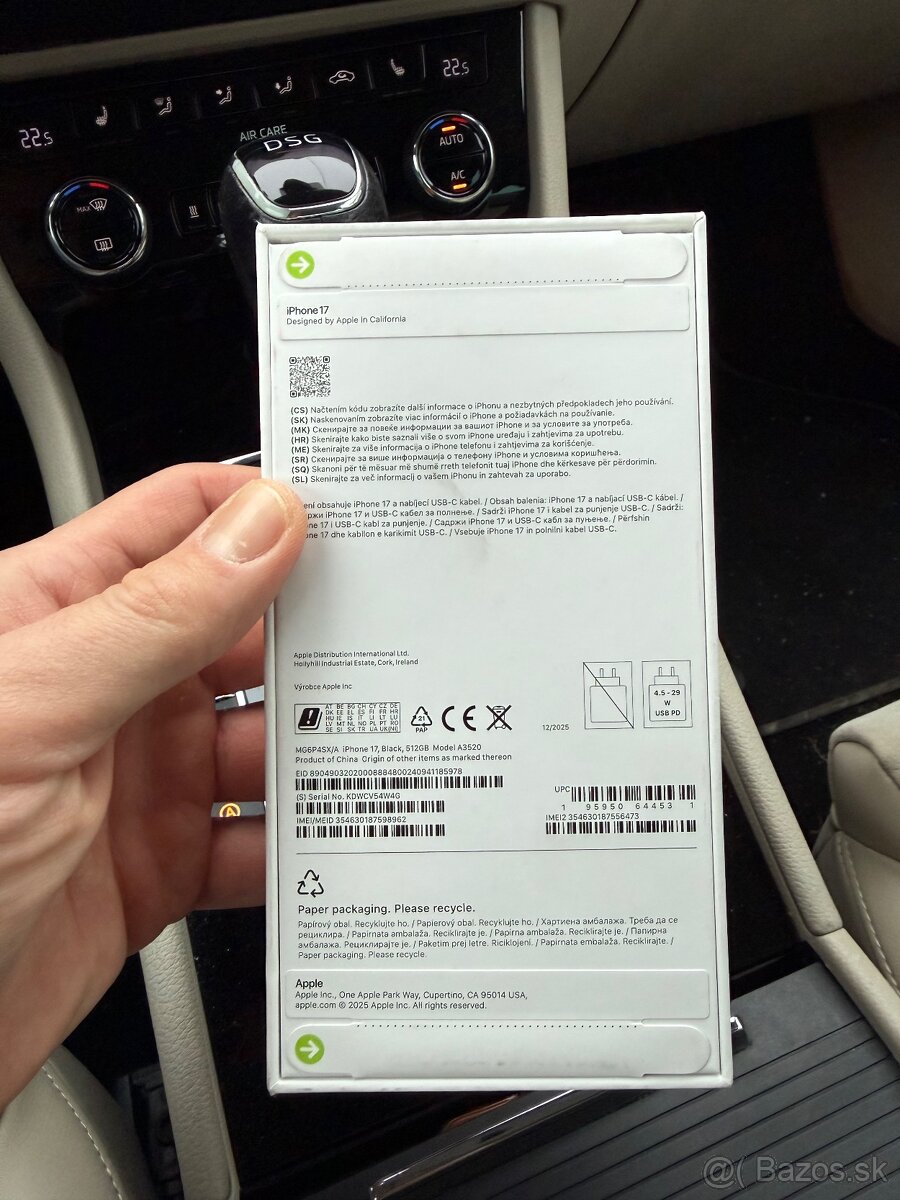 Apple iPhone 17 Black 512GB, Nový , záruka - 3