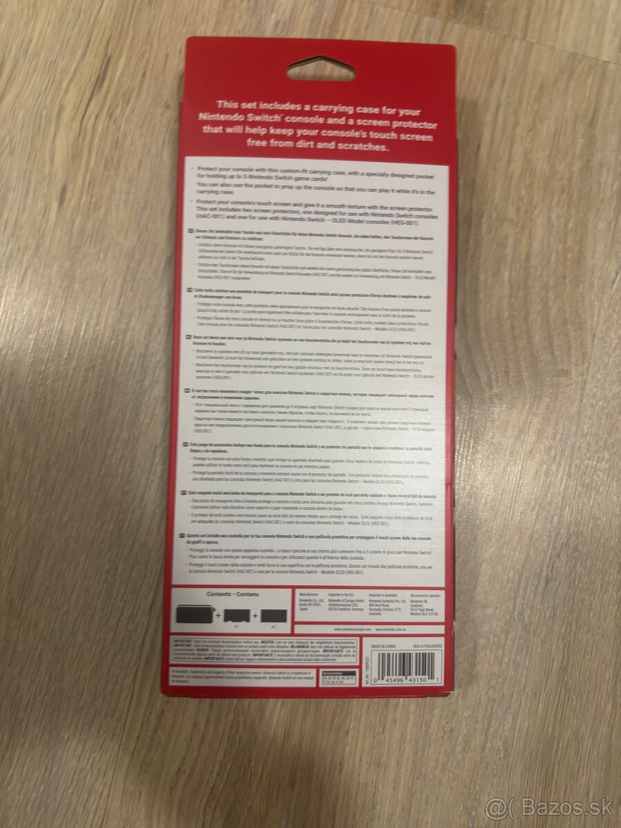 Originálne puzdro na Nintendo Switch / OLED + 2x fólia - 3