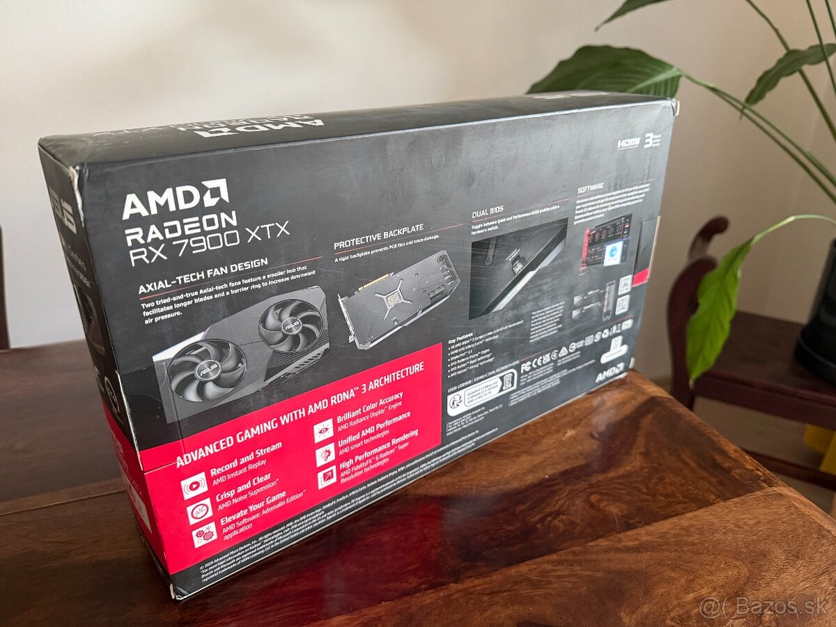 ASUS Dual Radeon RX 7900 XTX 24GB OC – nová - 3