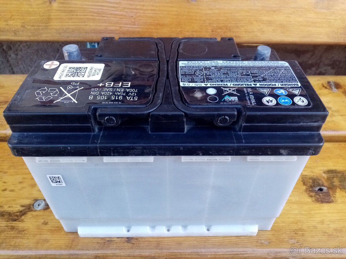 AUTOBATÉRIA - AKUMULÁTOR - Baterka ..12v --- - 3