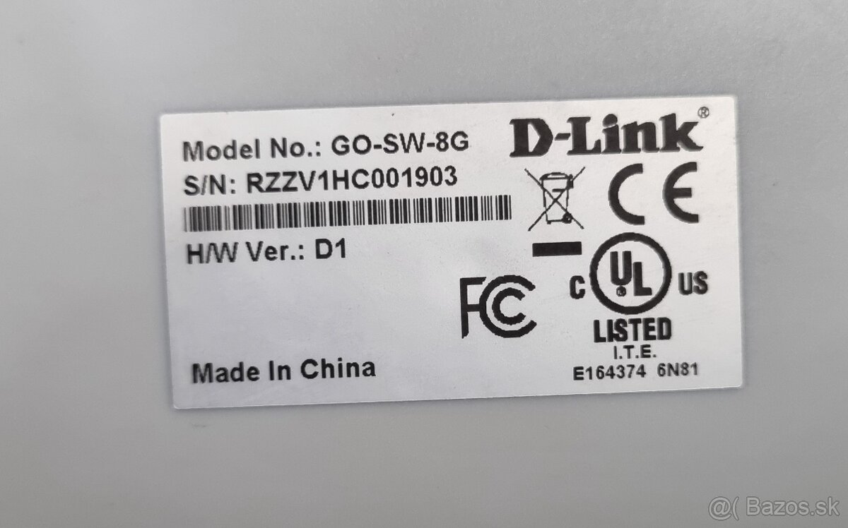 Switch D link go sw 8g - 3