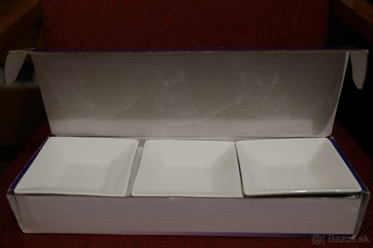 Porcelánové misky na omáčky, oriešky - 3