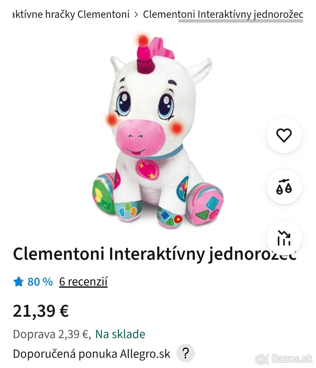 Clementoni interaktívny jednorožec - 3