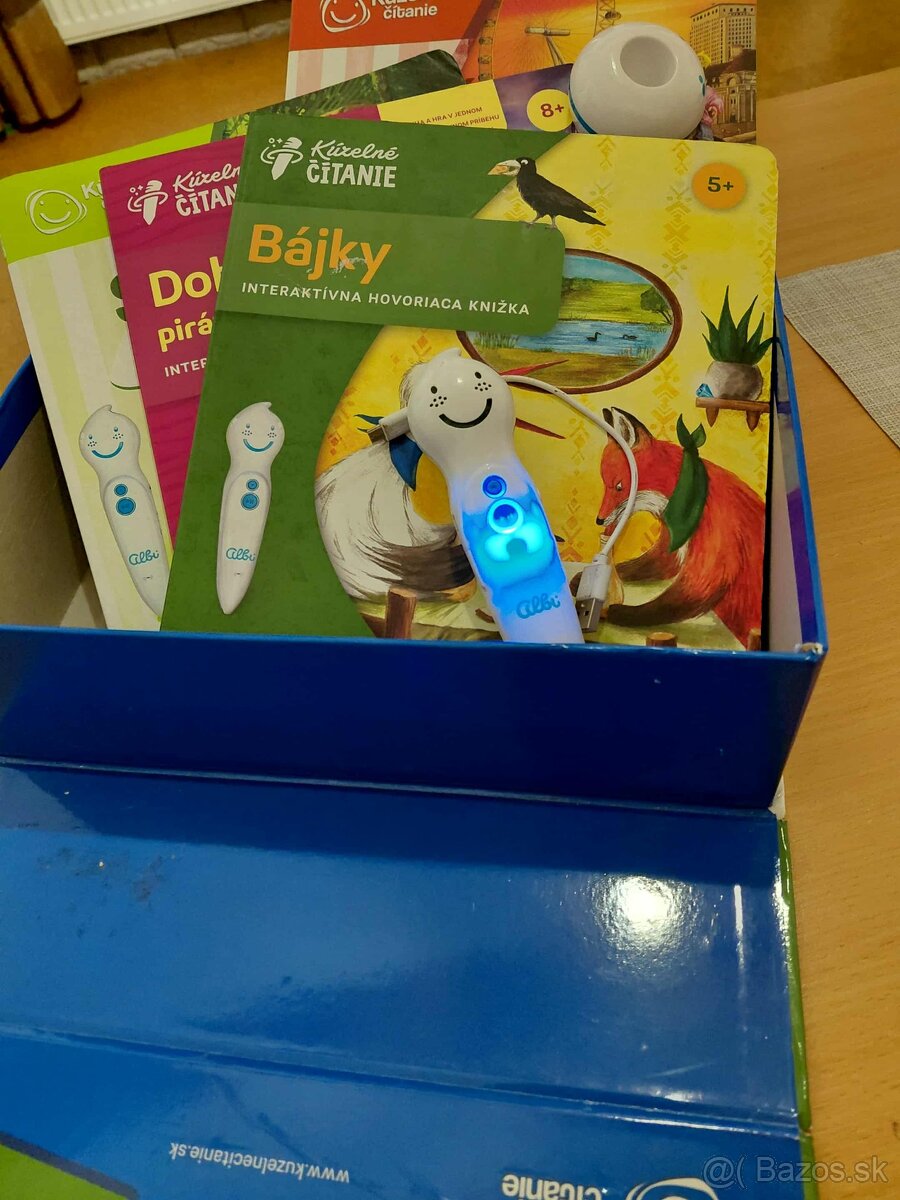 Kúzelné čítanie kufrík, pero a 4 knihy - 3