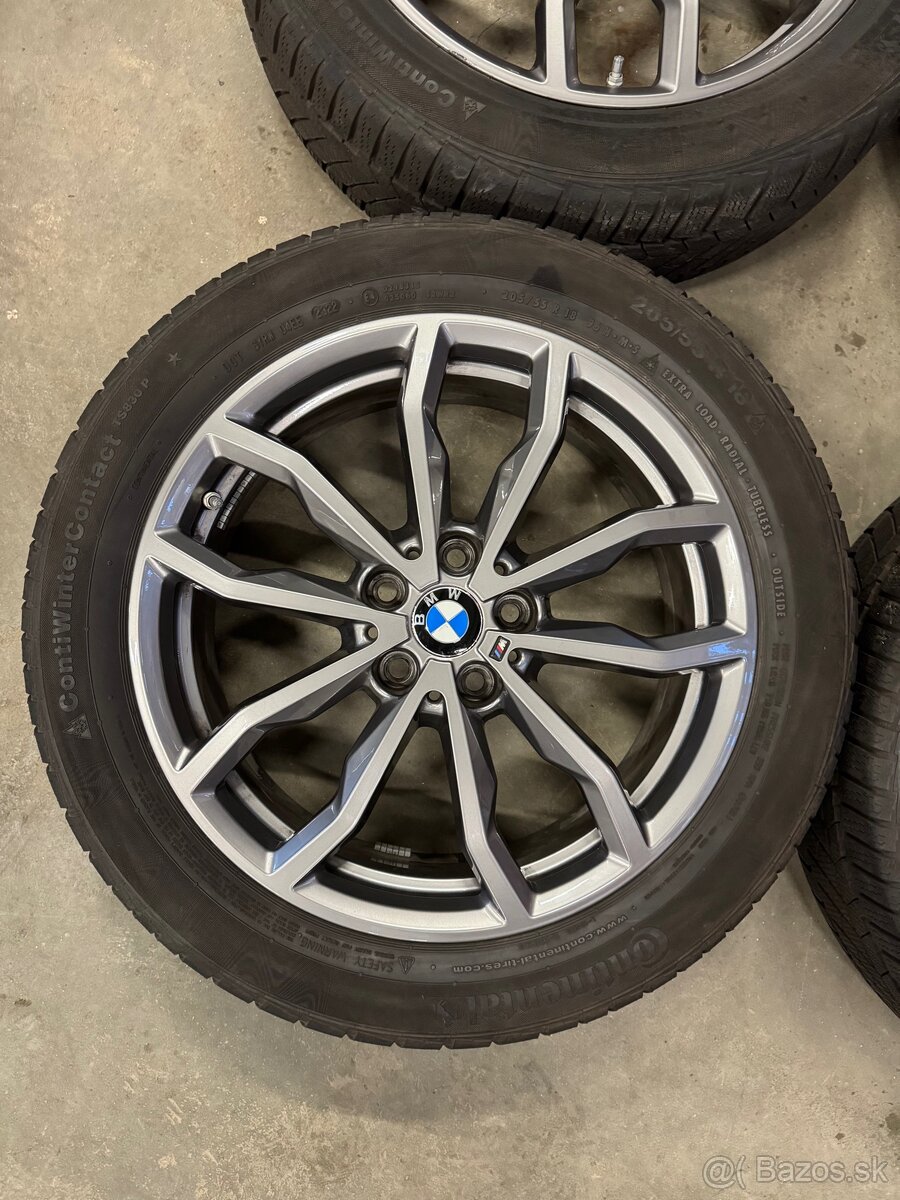 hliníkové disky BMW r18, Zimné continetal 205/55 R18 - 3