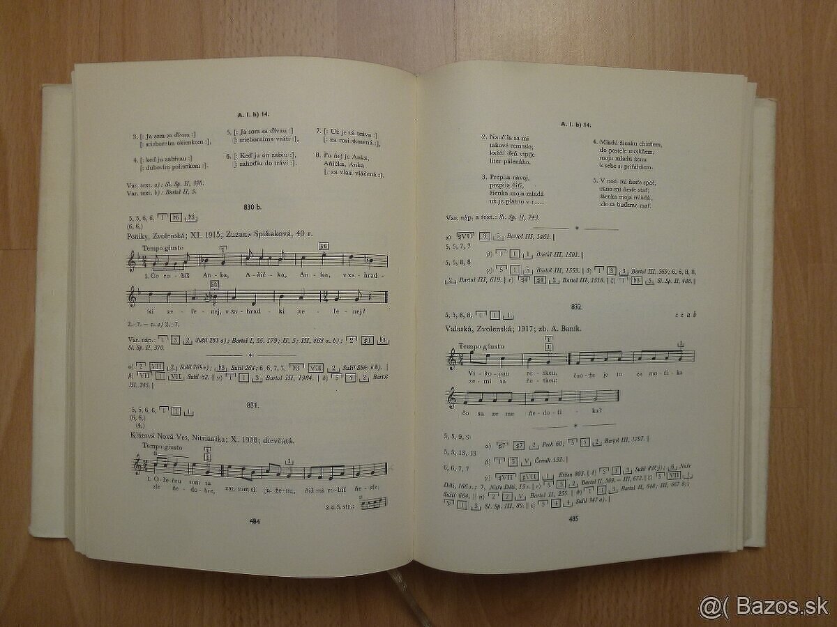 Béla Bartók - Slovenské ľudové piesne I a II.zväzok - RRR - 3