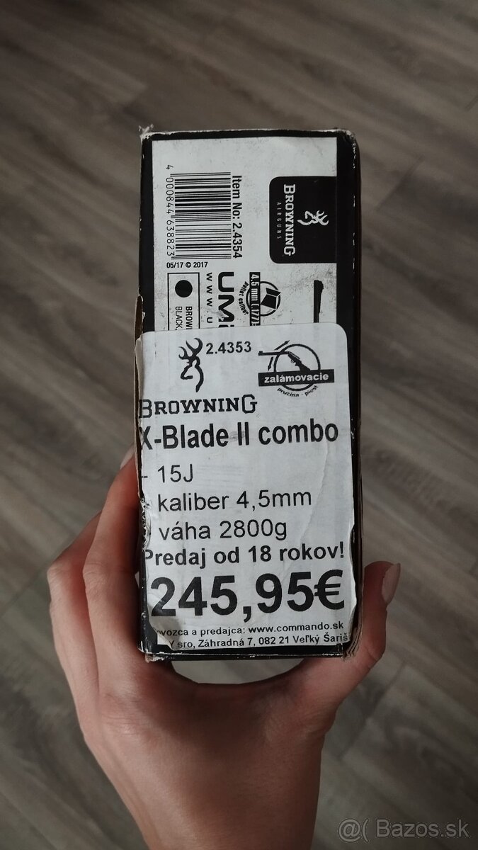 Vzduchovka Browning X-Blade II Combo - 3