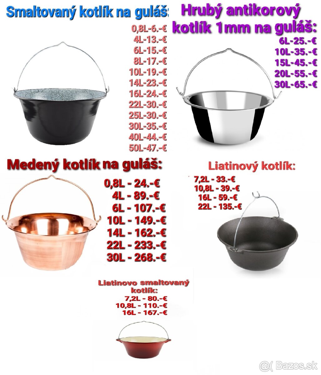 Kotlíky Veľký Lapáš - 3