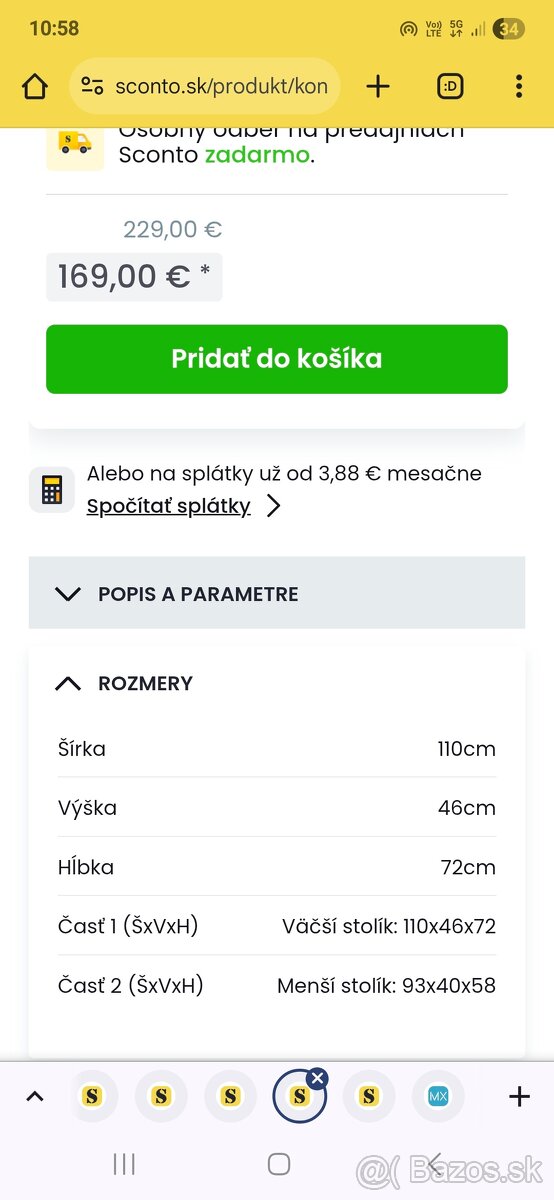 Sada 2 konferenčných stolíkov - 3