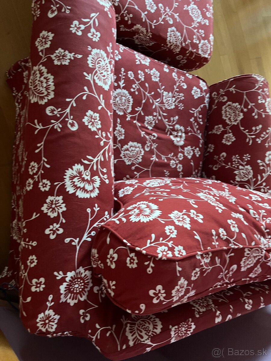 Ikea kreslo a taburetka - 3