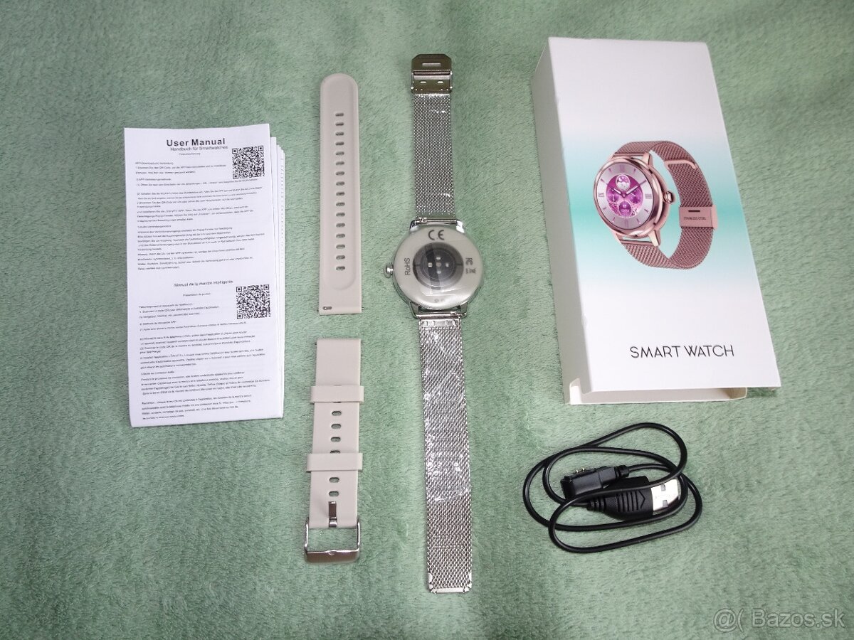 Predám elegantné dámske fitnes hodinky RoHS-komplet - 3