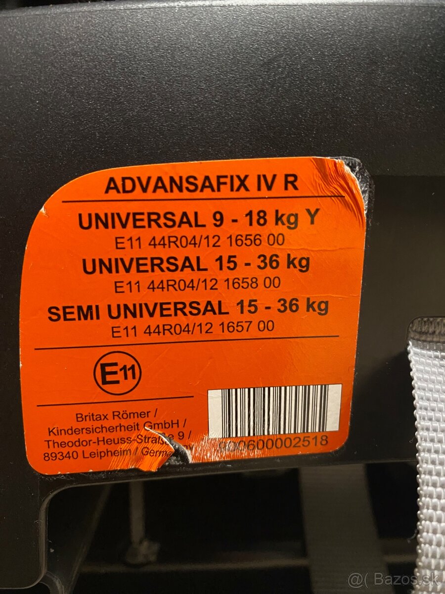 Autosadačka Britax Römer Advansafix IV R - 3