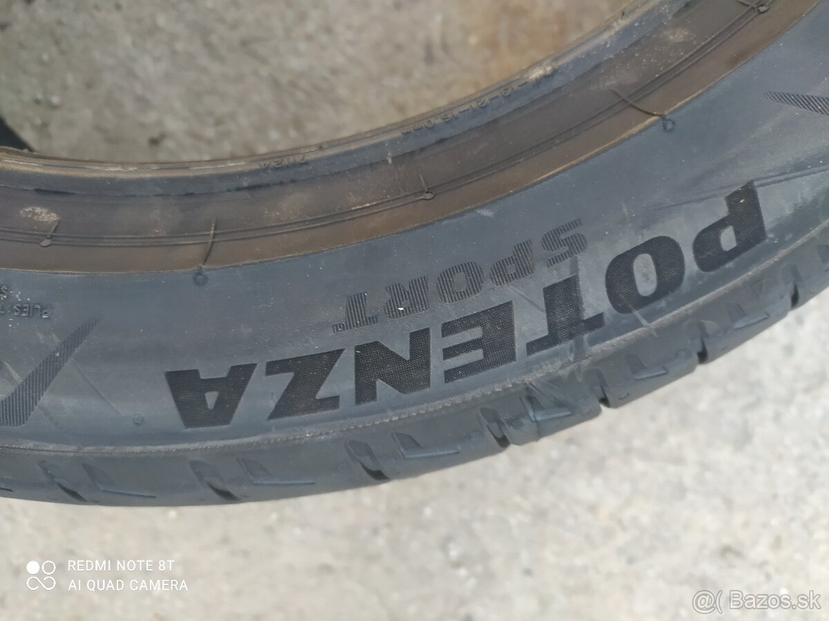 Predám nové pneu Bridgestone potenza sport 225/45/17 - 3