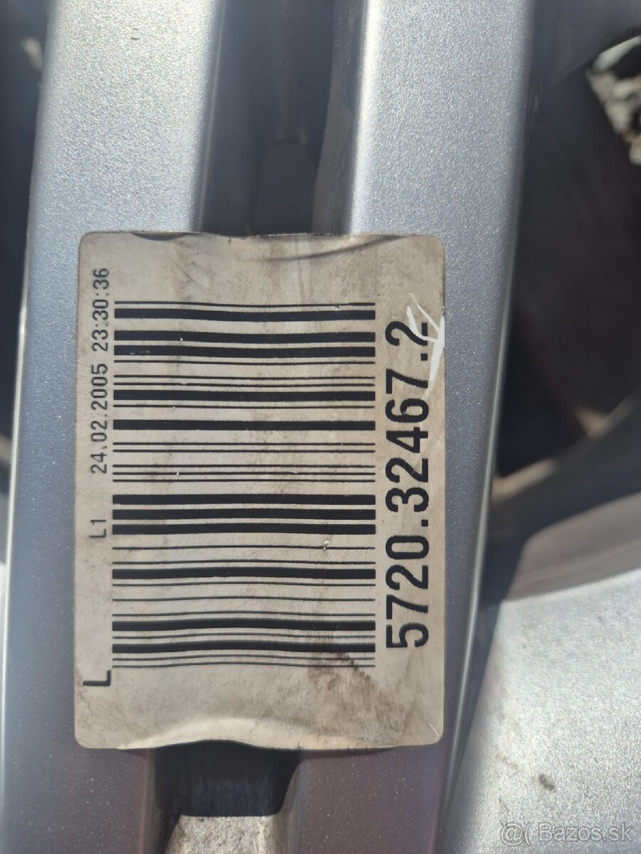 8E0 601 025 AS ( originálny 17" hliníkový disk Audi) - 3