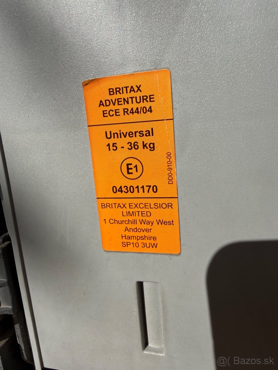 Autosedačka Romer Britax Adventure, pre 15-36 kg deti - 3