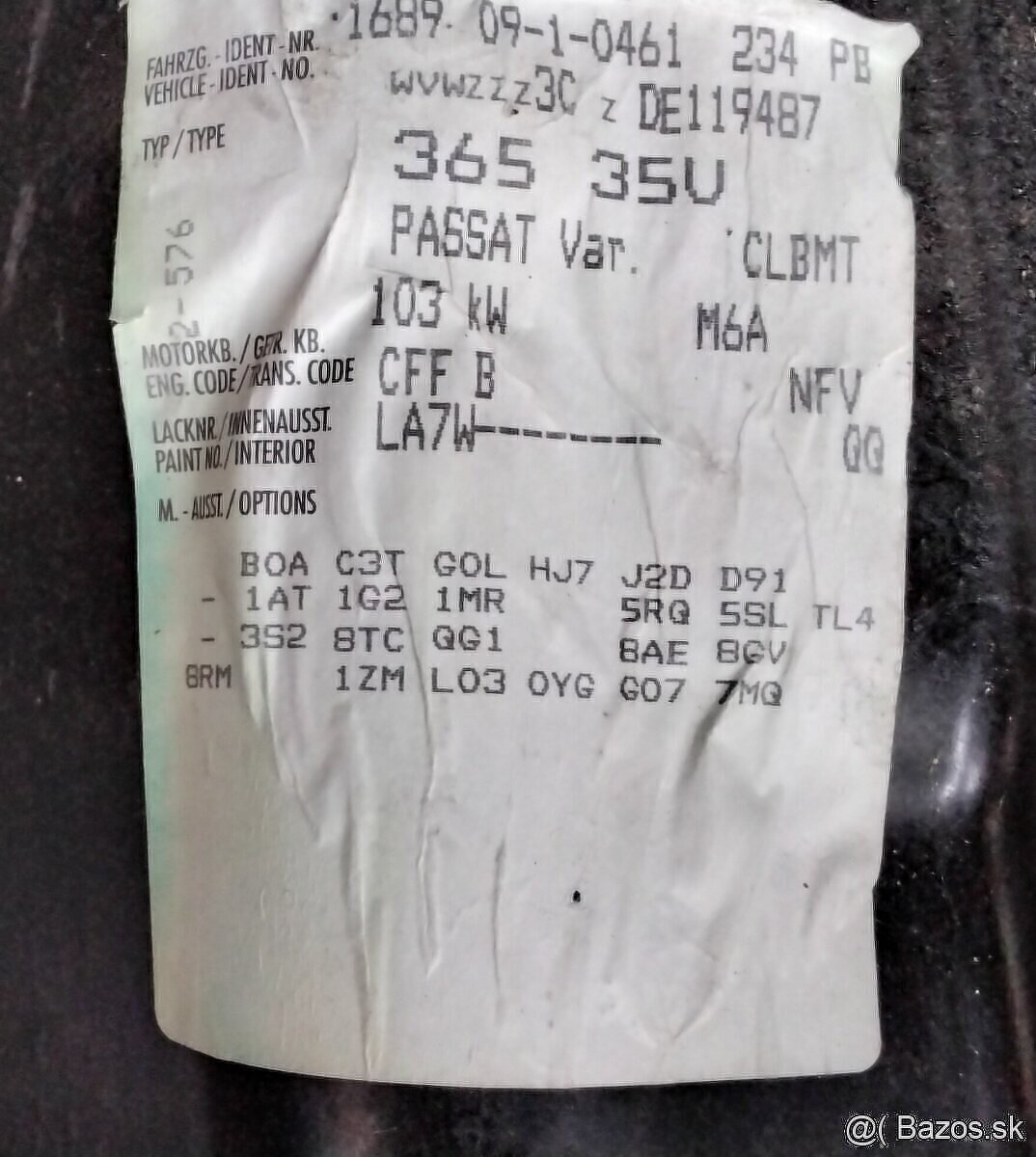 predám DVERE Volkswagen Passat B7 2.0 TDi 2013 COMBI VARIANT - 3