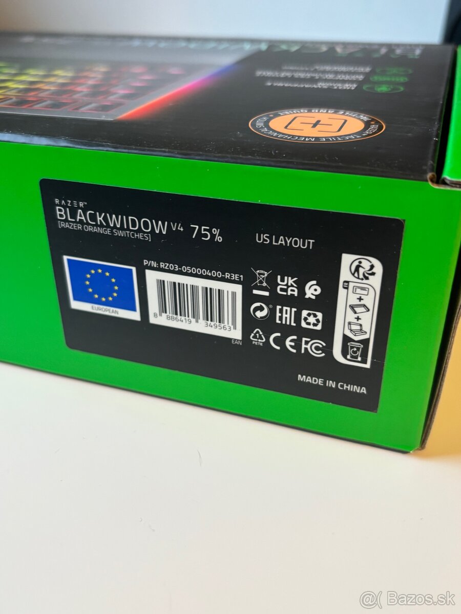 Razer Blackwidow V4 75 (BW V4), nová - 3