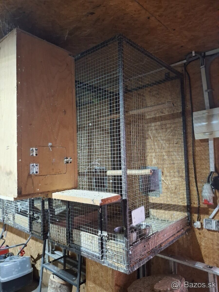 Voliery / klietky 6ks - 3