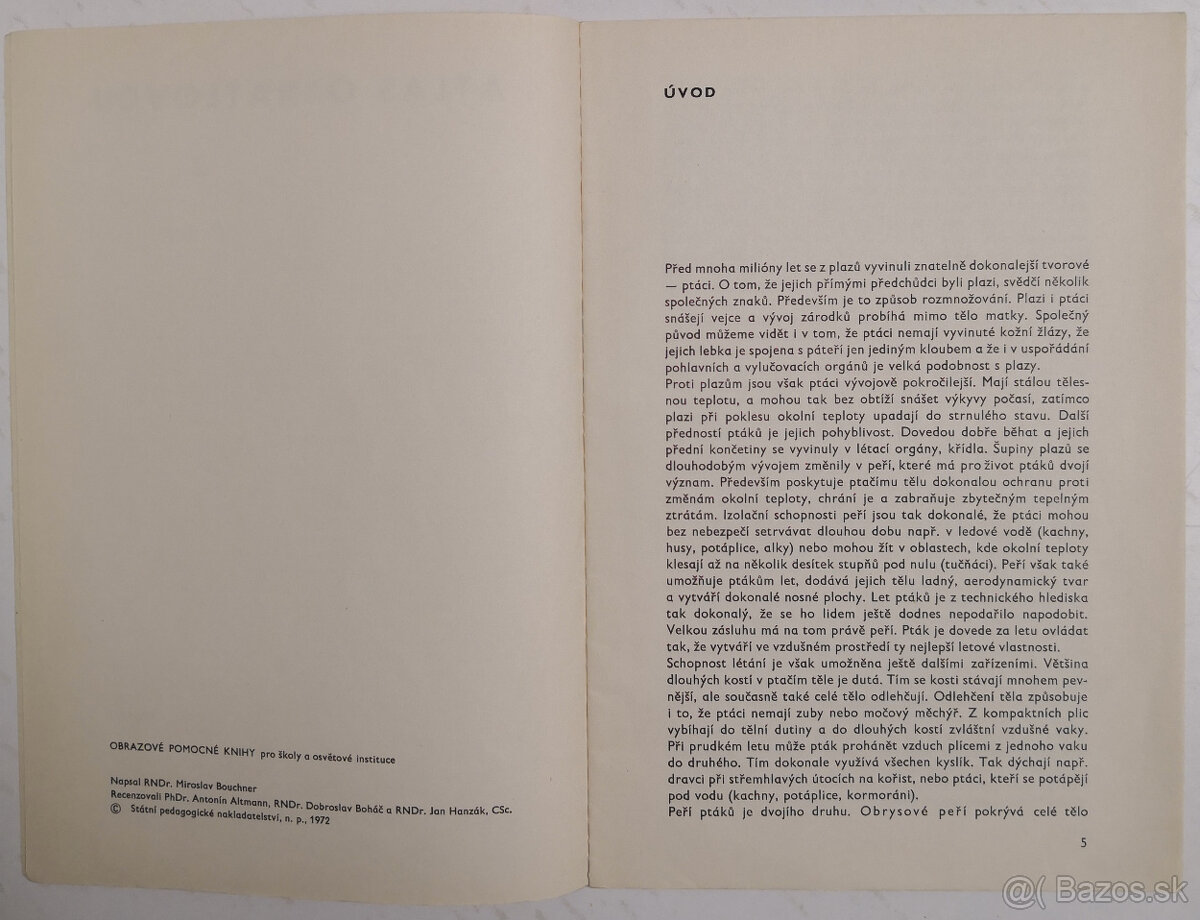 Atlas obratlovců 3-Ptáci - 3