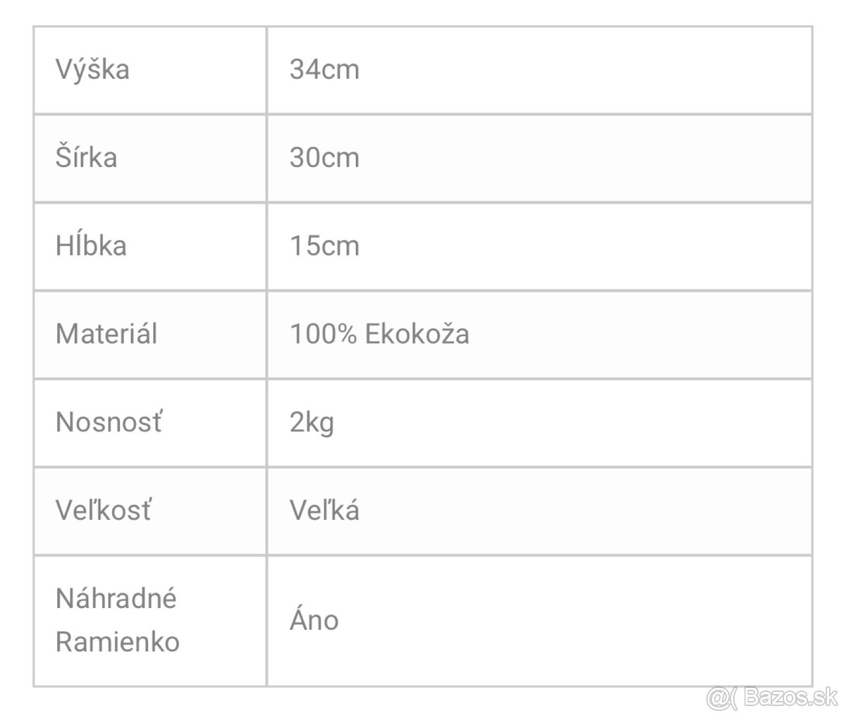 Dámska béžová kabelka Grosso - 3