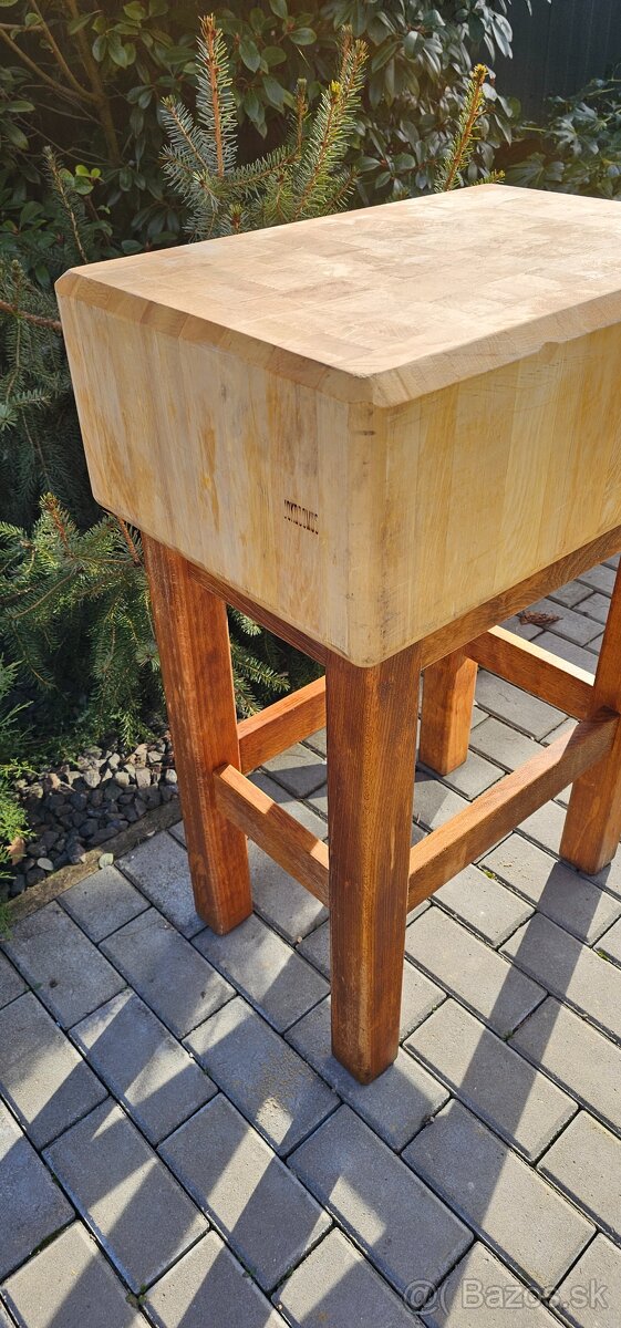 drevený mäsiarsky klát - 3