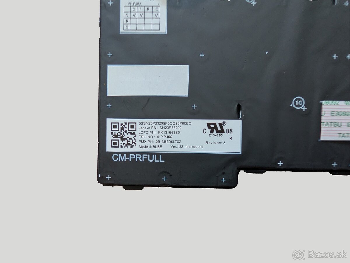 Klávesnica - Lenovo ThinkPad (T480s, E480, L480 atď.) - 3