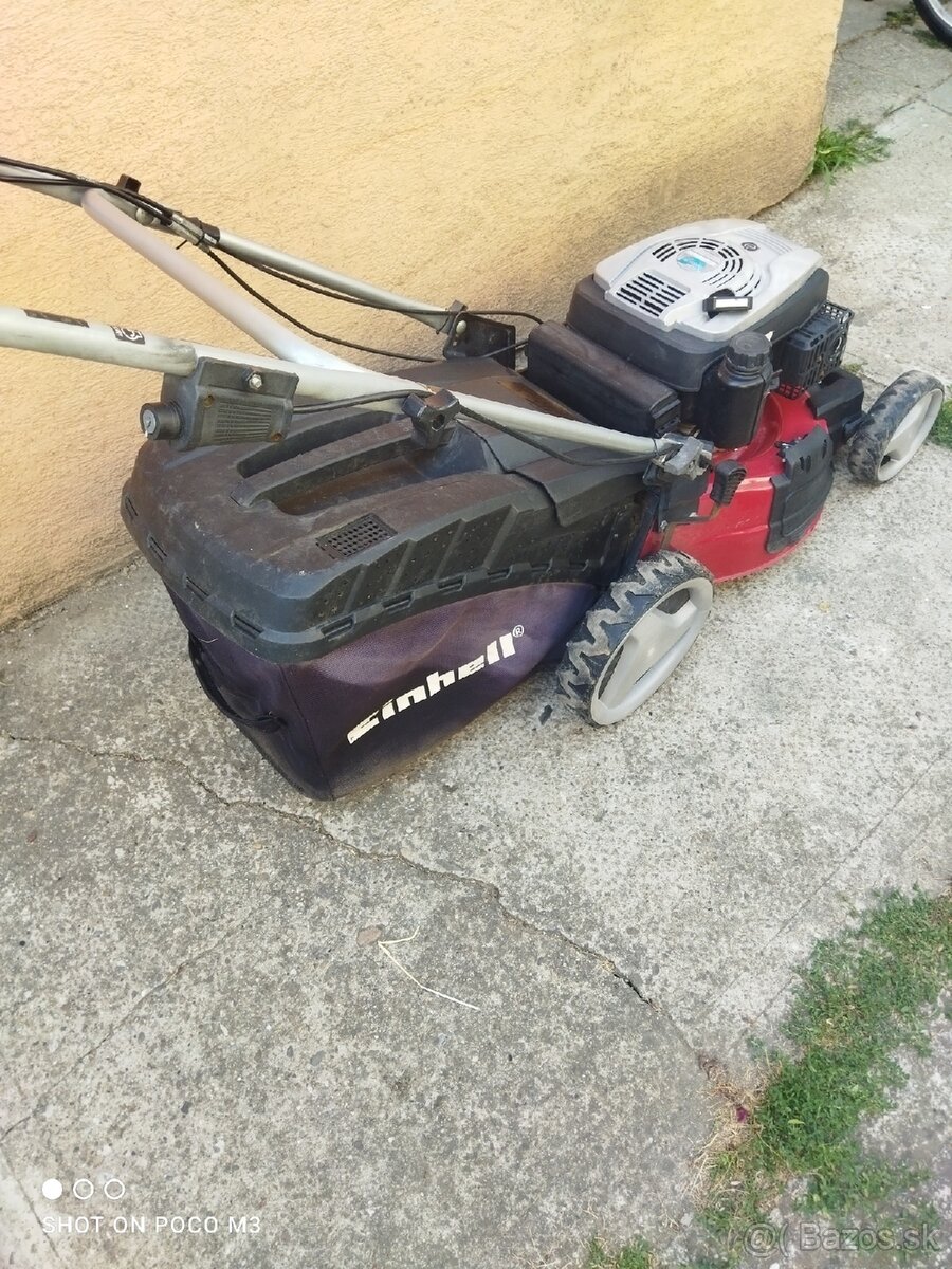 Benzínová kosačka Einhell s pojazdom a štartérom - 3