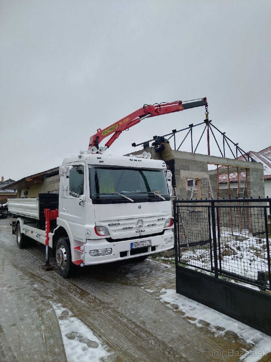 Autodoprava s hydraulickou rukou preprava, vyklápač - 3