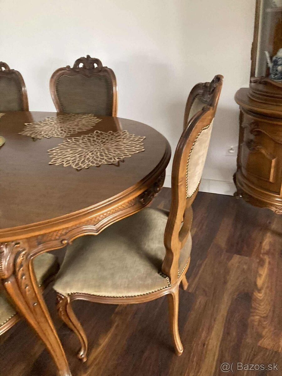 LUXUSNÝ JEDÁLENSKÝ SET 1+6 – Klasický Barokový/Rokokový štýl - 3