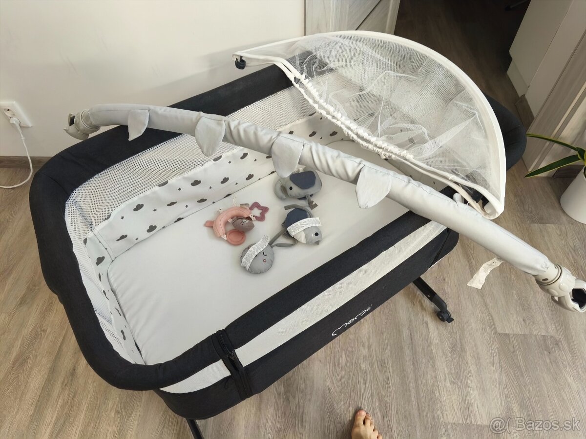 Detská postieľka na kolieskach Momi pre bábätko - 3