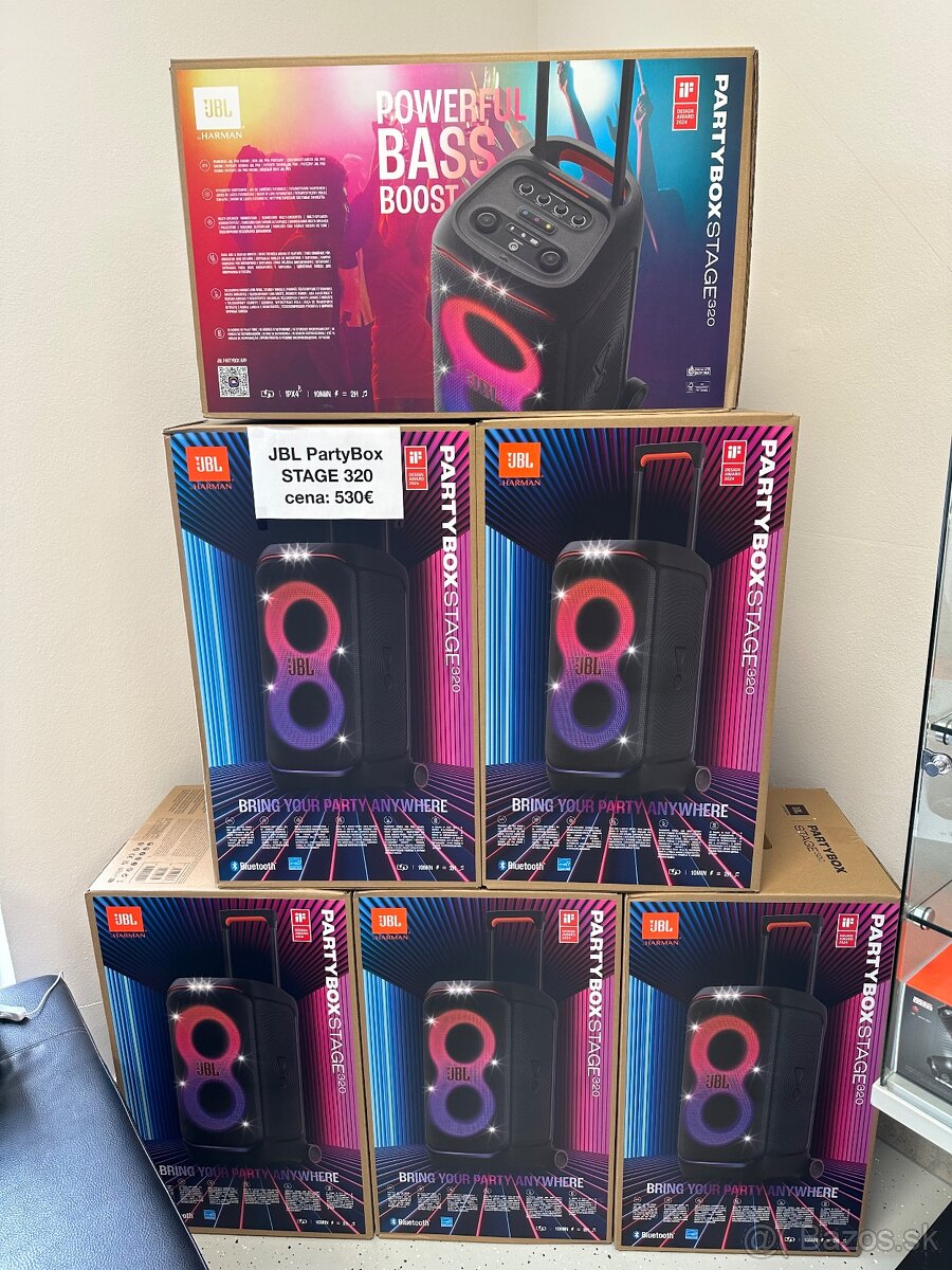 Predám JBL párty box STAGE 320 nový - 3