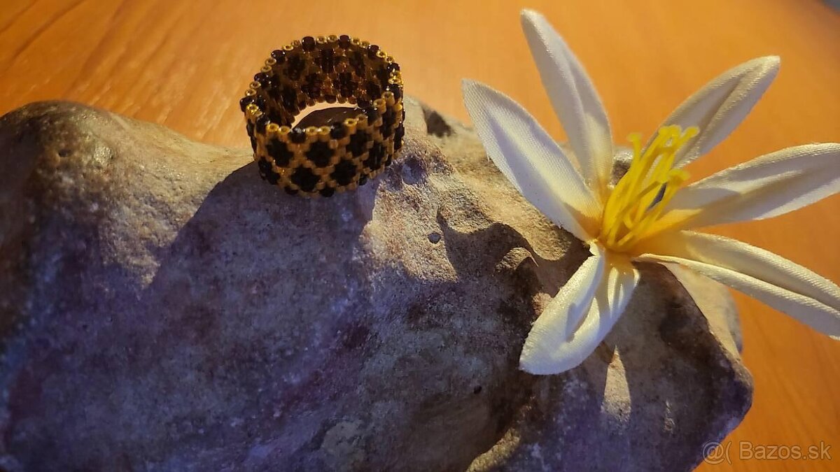 Prsteň ručne šitý - 3