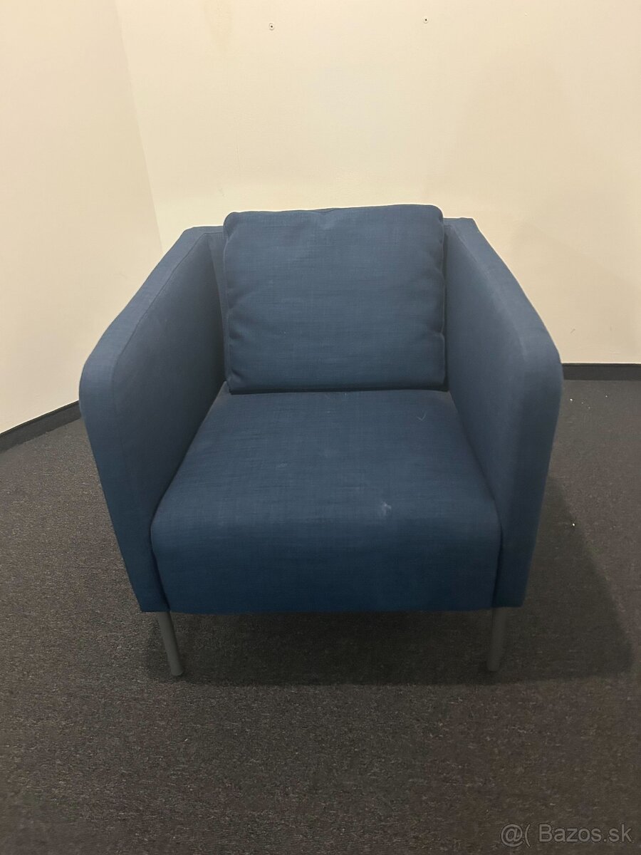 IKEA EKERO kreslo modré - 3