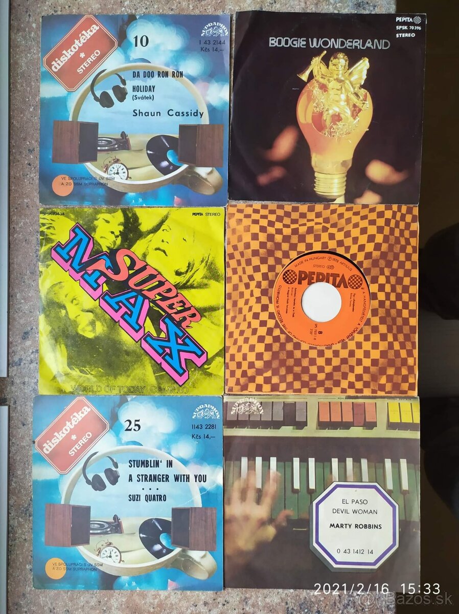 PREDÁM SINGLE PLATNE ZO 60-70-80-90 ROKOV. - 3