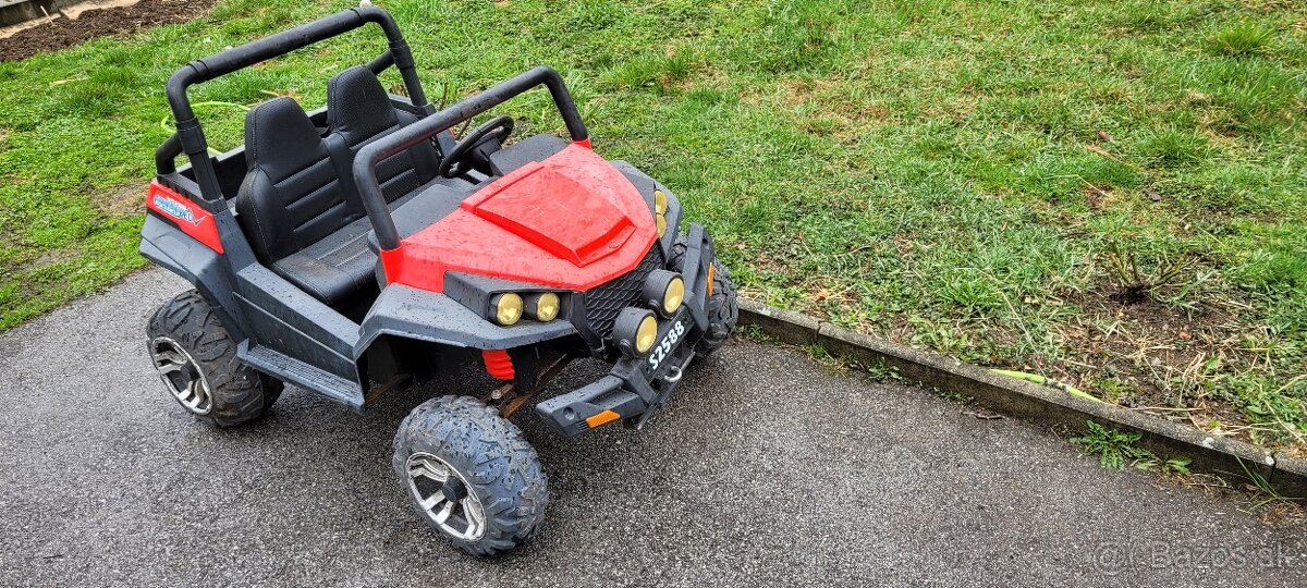 Predám detské 2.miestne el.autíčko na opravu. - 3