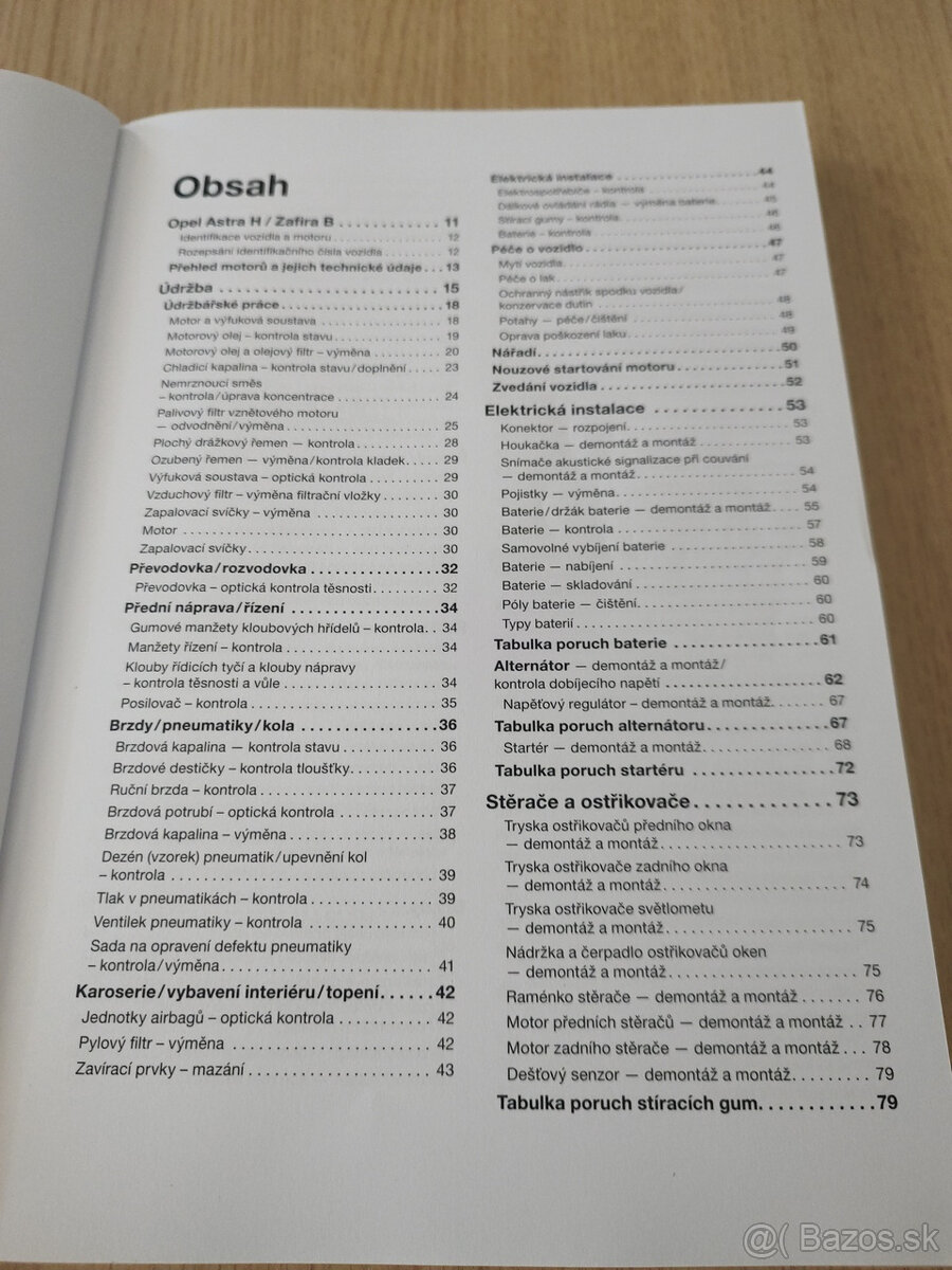 Kniha Údržba a opravy Opel Astra/Zafira - 3