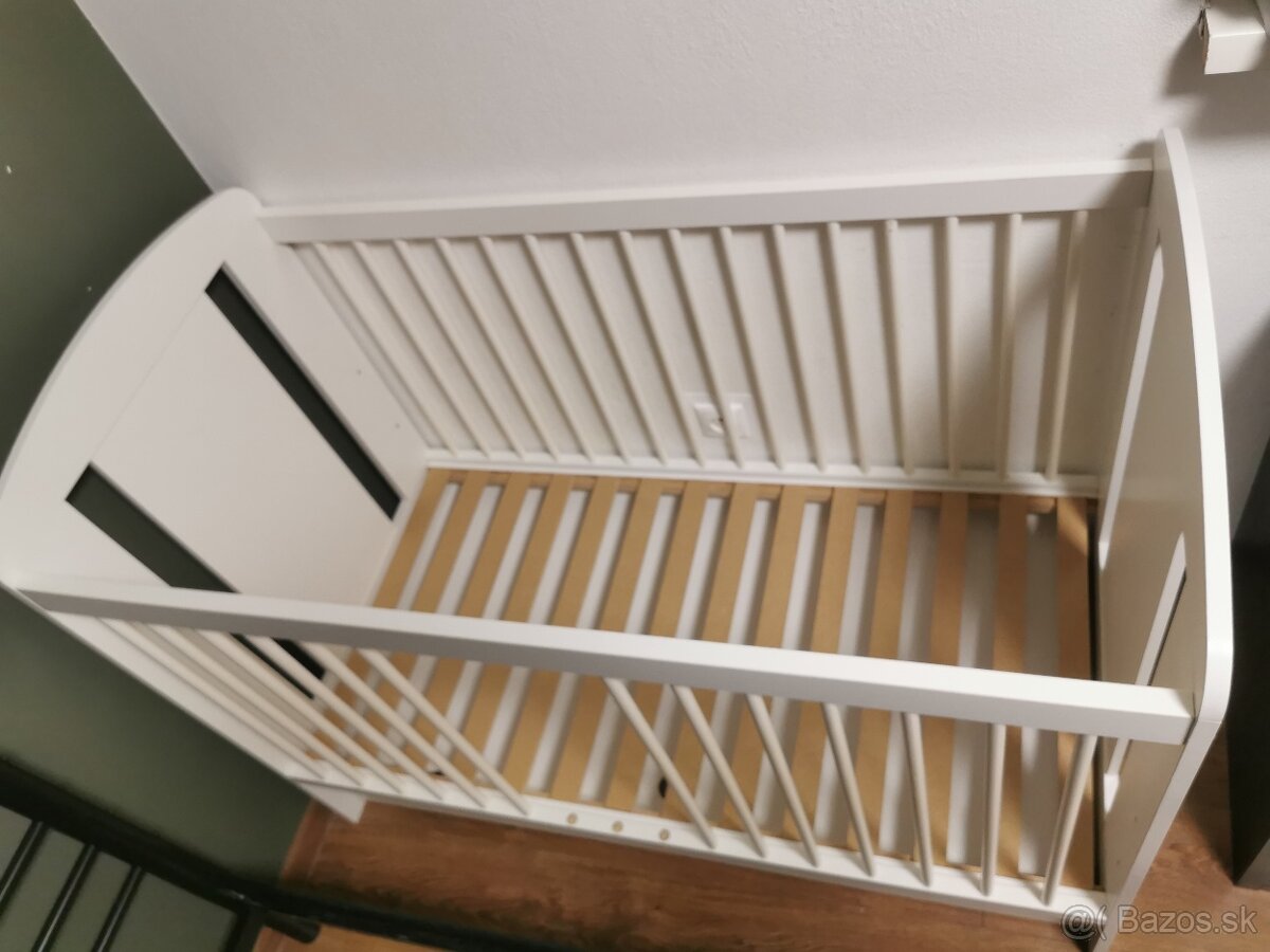 Detská postieľka Klups 120x60 biela - 3