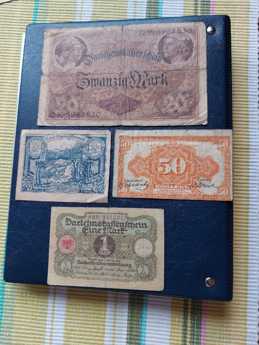 Staré bankovky. - 3