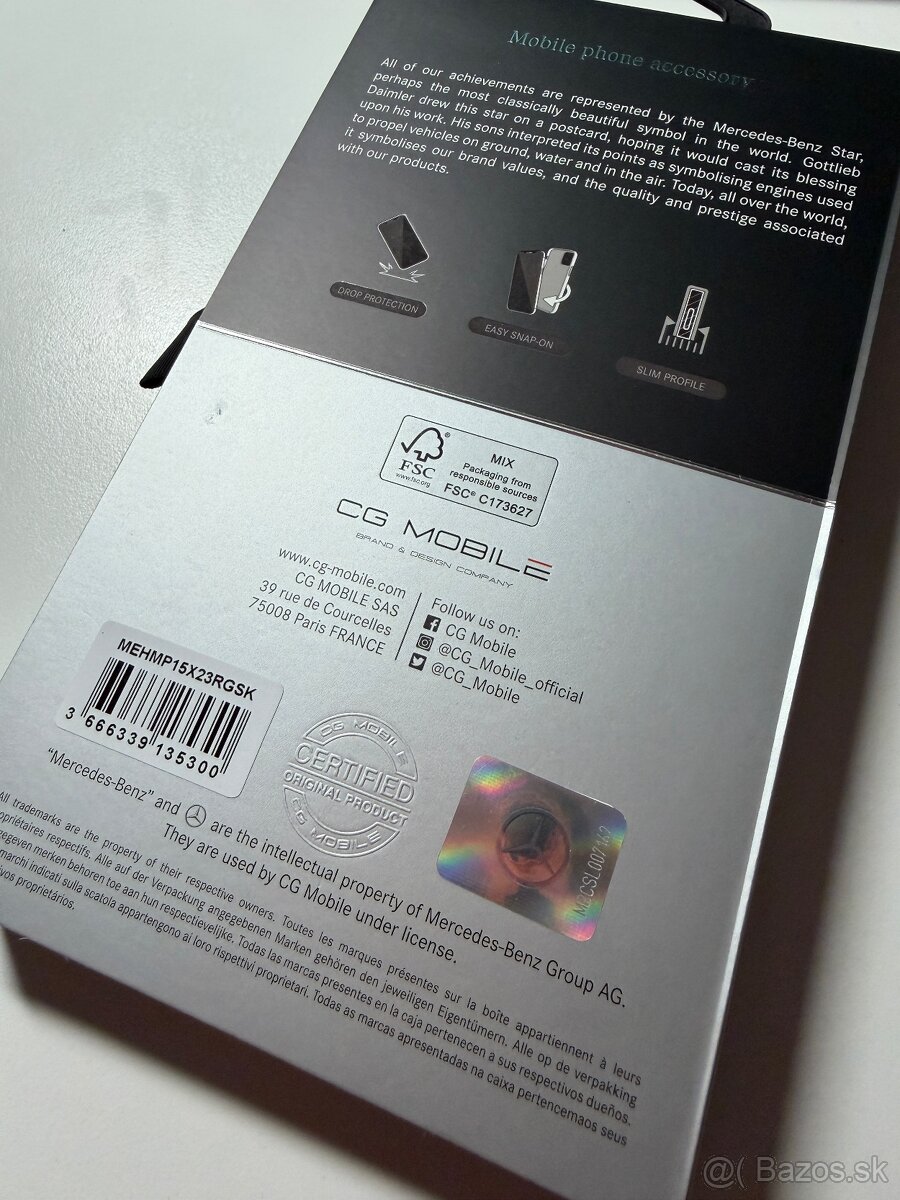 Mercedes-Benz obal pre iPhone 15 Pro Max - 3