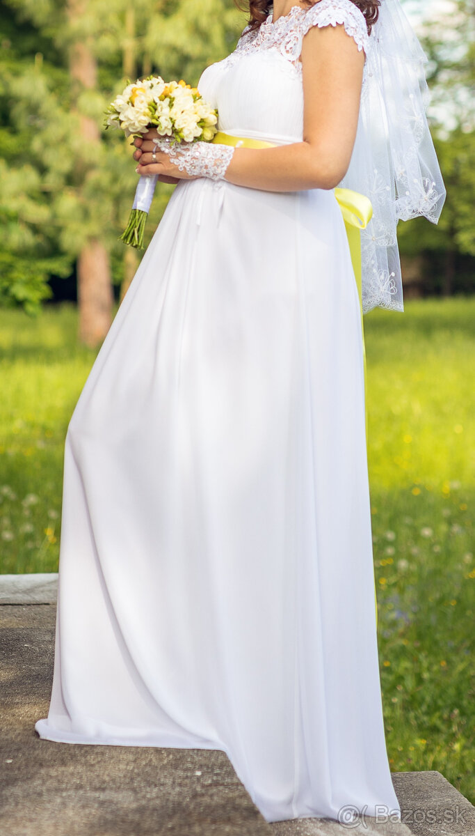 Svadobné, tehotenské šaty - 3