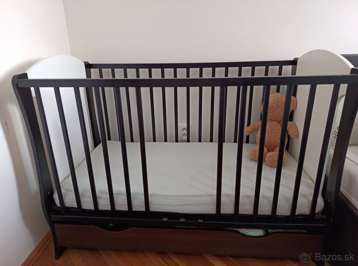 Detská postieľka + matrac +výbava (TOP STAV) - 3