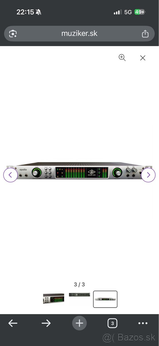 Universal audio apollo FireWire DUO (thunderbolt 3) - 3