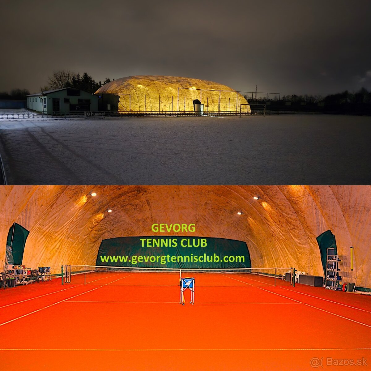 Predám tenisovú nafukovaciu halu 36 × 18 m - 3