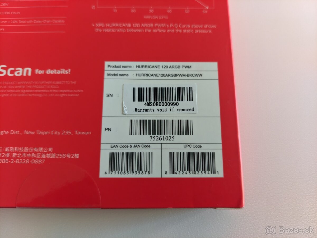 ADATA XPG HURRICANE 120 ARGB PWM, 120x120mm - 3