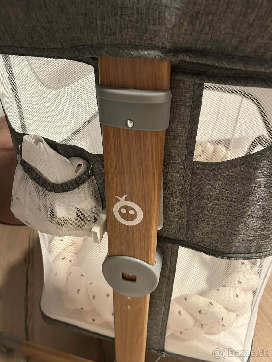 Postieľka MoMi SMART BED 4v1 sivá - 3