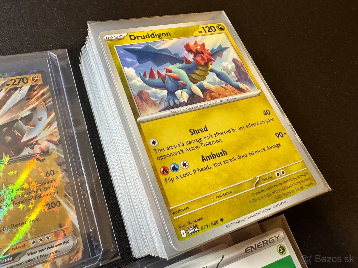 Pokemón MEGA balík D: 100ks kariet v obaloch s EX a darček - 3