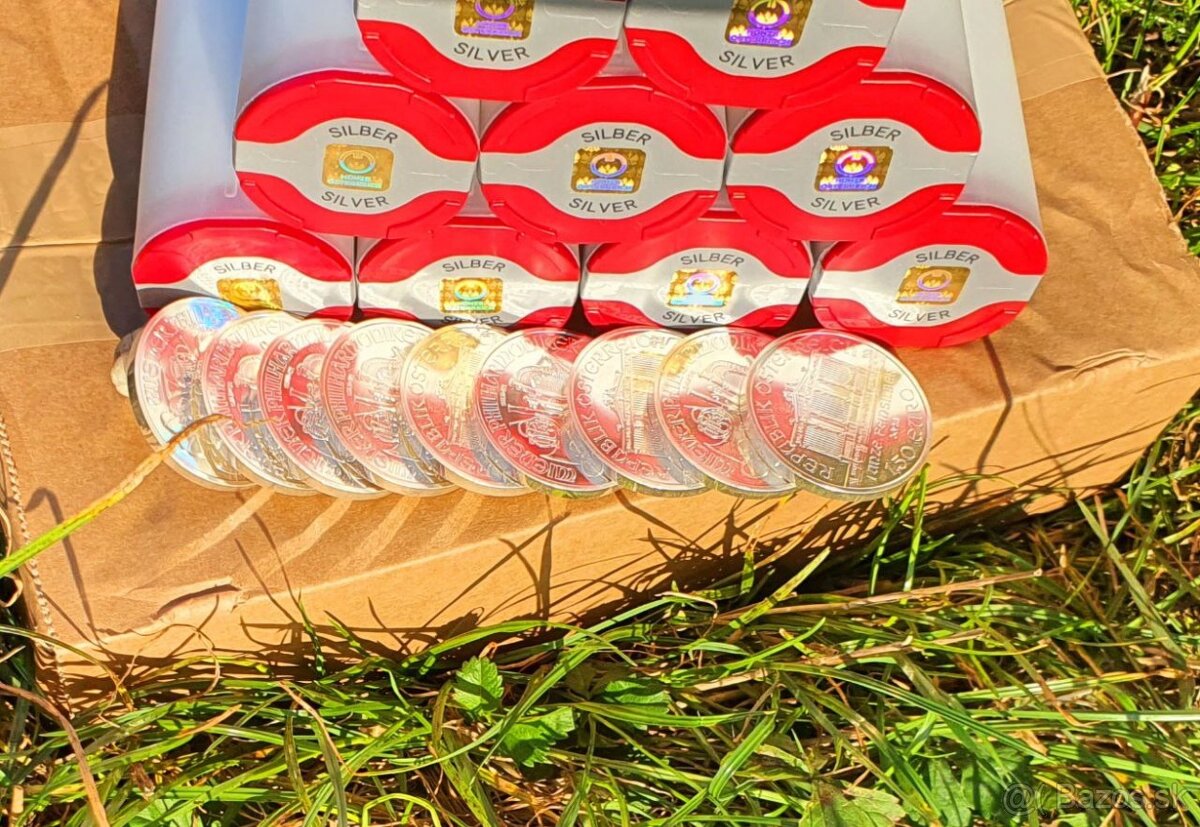 Investičné striebro, Strieborné mince, Wiener Filharmoniker - 3